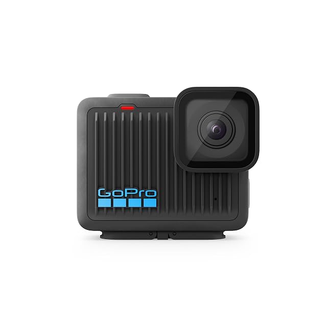 Kompakte Actioncam GoPro HERO mit ausklappbaren Befestigungsfingern und Touchscreen